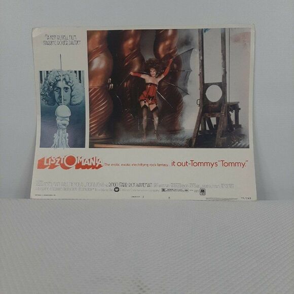 LISZTOMANIA 1975 Original 14X11 Lobby Card Roger Daltrey Kent Russell - Picture 2 of 6